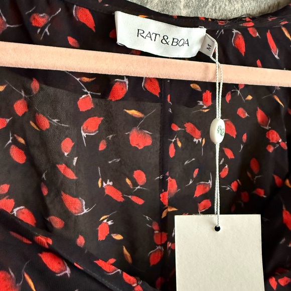 Rat & Boa sexy long maxi dress 90s vibe magnolia floral gown - Picture 13 of 14